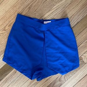 Royal blue skort
